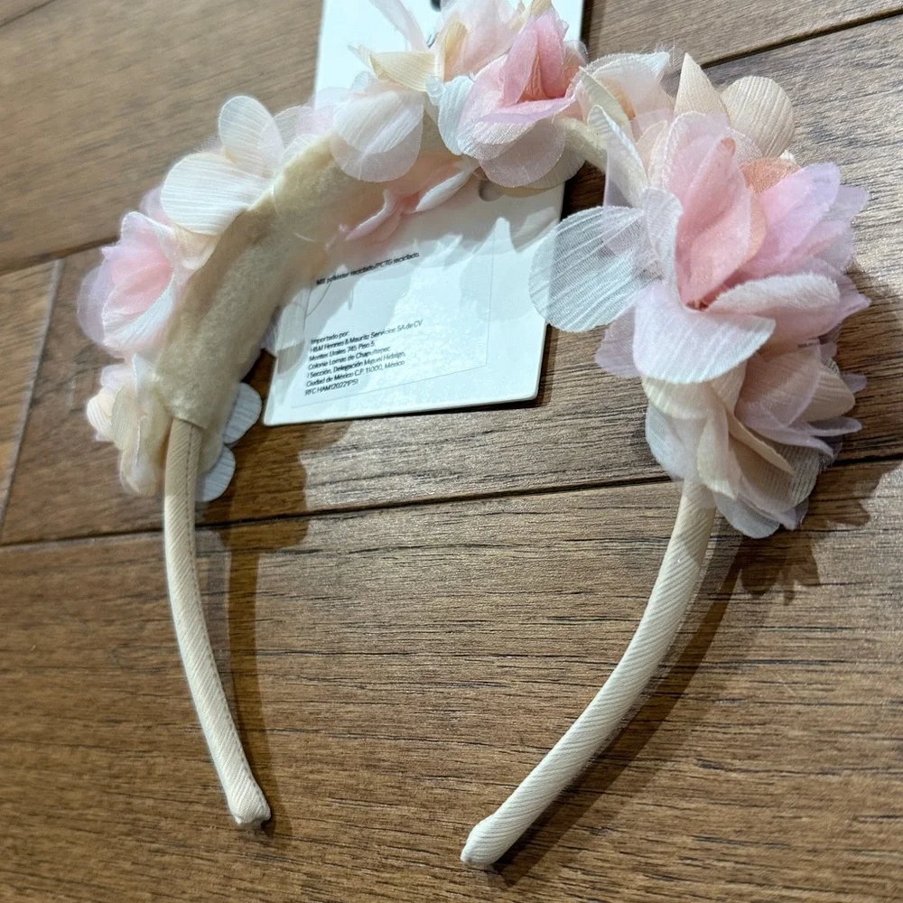 H&M Girls Flowered Headband - NWT
